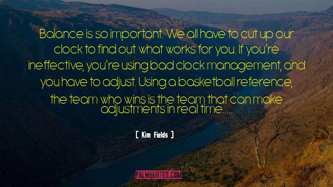 Self Management quotes by Kim Fields