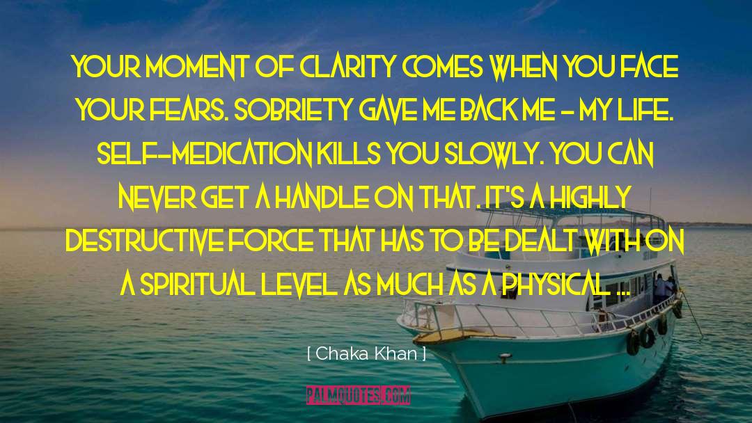 Self Medication quotes by Chaka Khan