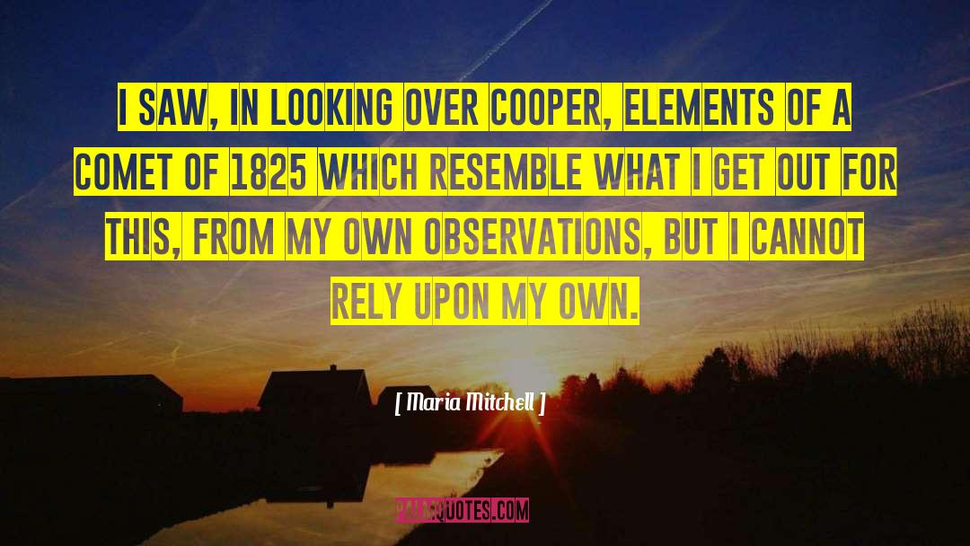 Self Observation quotes by Maria Mitchell