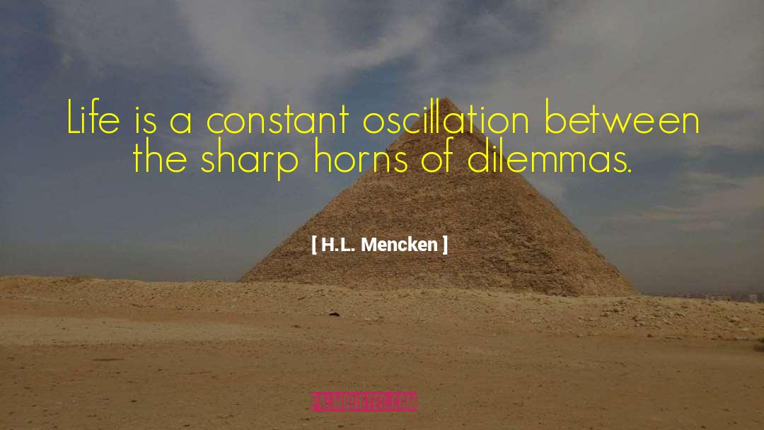 Self Oscillation quotes by H.L. Mencken