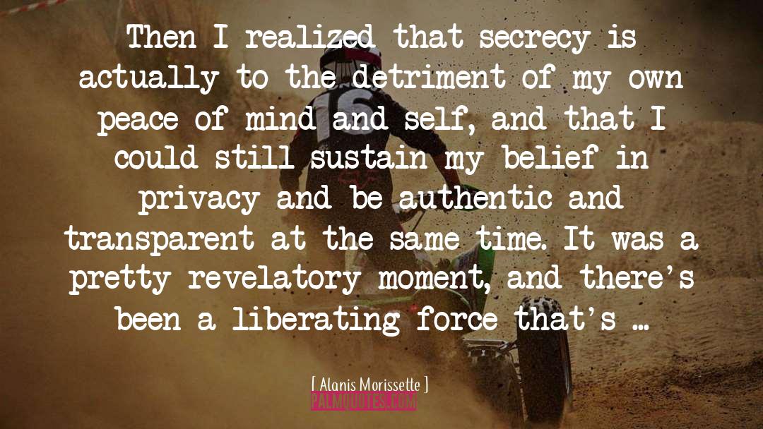 Self Peace quotes by Alanis Morissette
