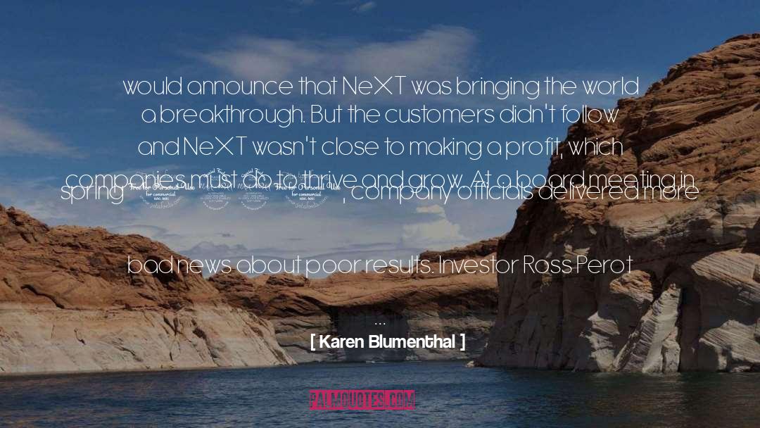 Self Presentation quotes by Karen Blumenthal