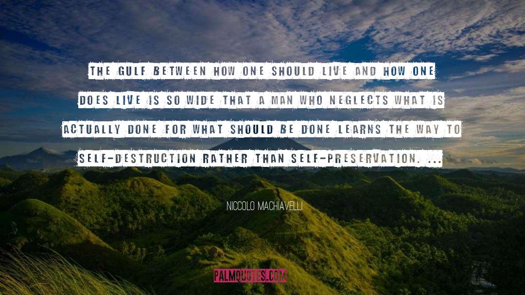 Self Preservation quotes by Niccolo Machiavelli