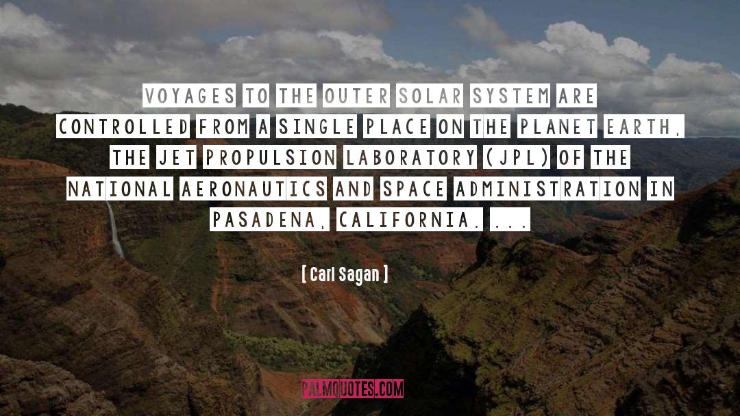 Self Propulsion quotes by Carl Sagan