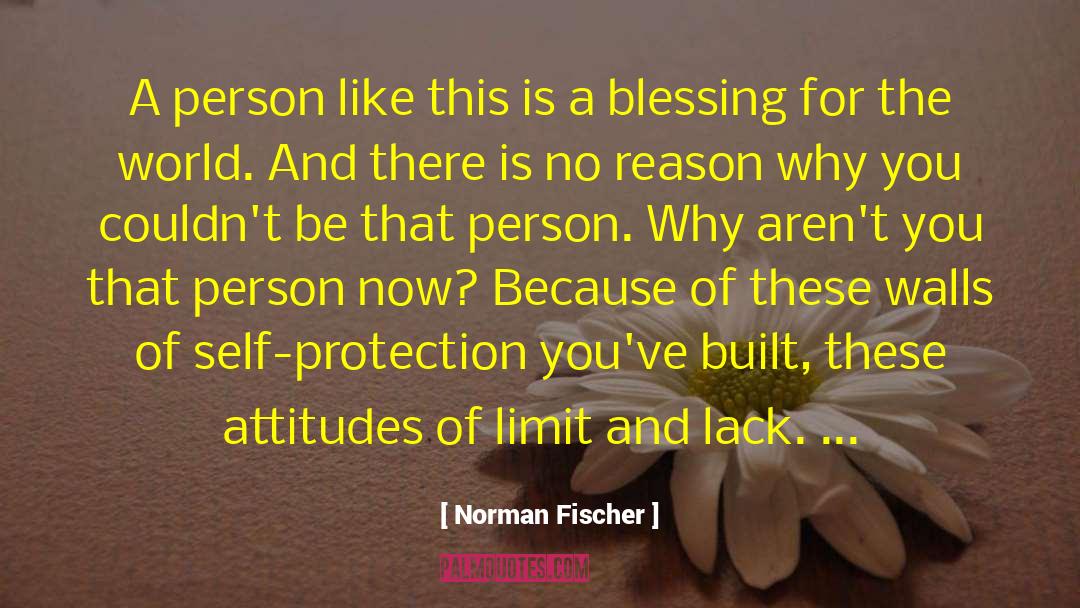 Self Protection quotes by Norman Fischer