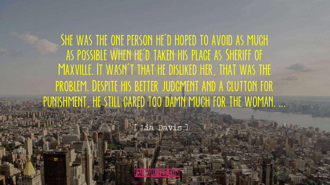 Self Punishment quotes by Lia Davis
