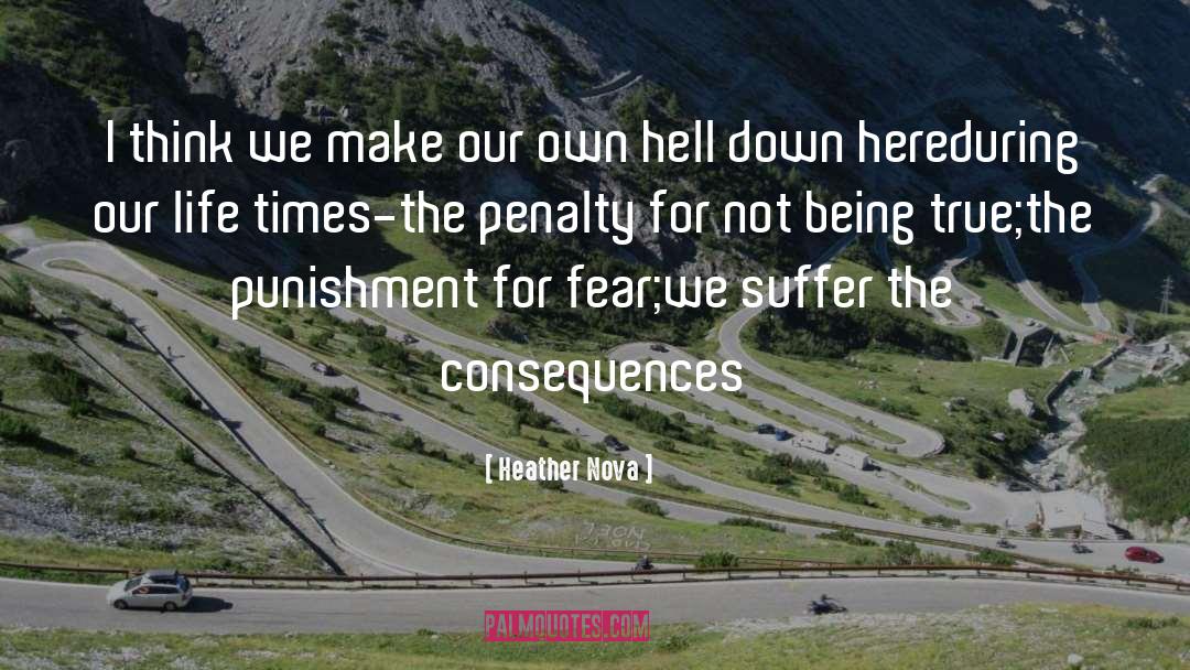 Self Punishment quotes by Heather Nova
