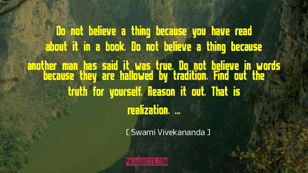 Self Realisation quotes by Swami Vivekananda