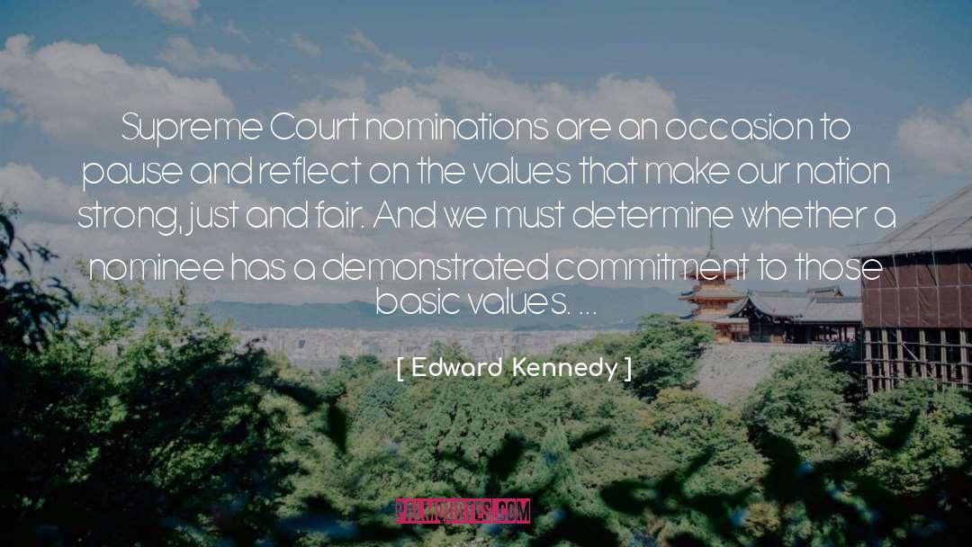 Self Reflect quotes by Edward Kennedy