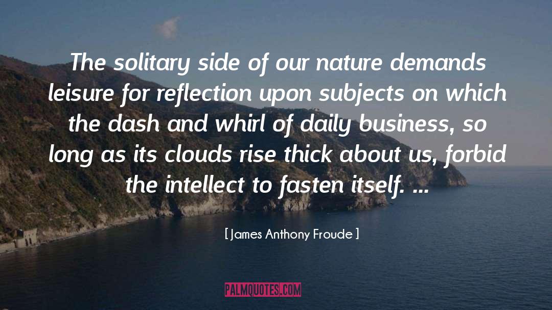 Self Reflection quotes by James Anthony Froude