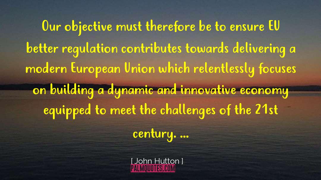 Self Regulation quotes by John Hutton