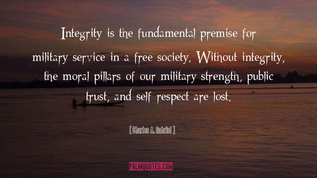 Self Respect And Dignity quotes by Charles A. Gabriel