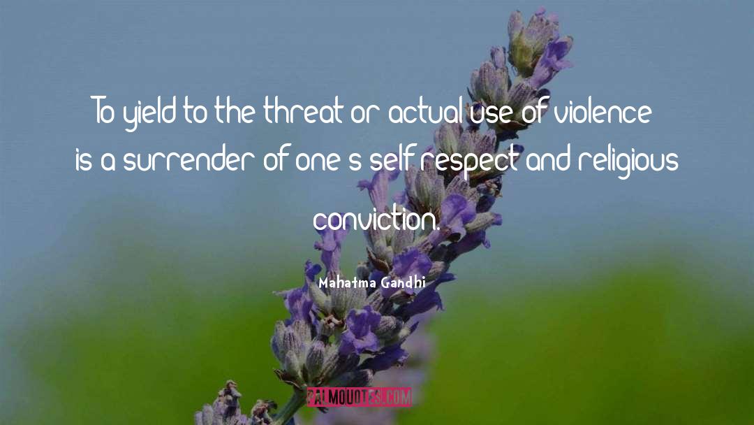 Self Respect quotes by Mahatma Gandhi