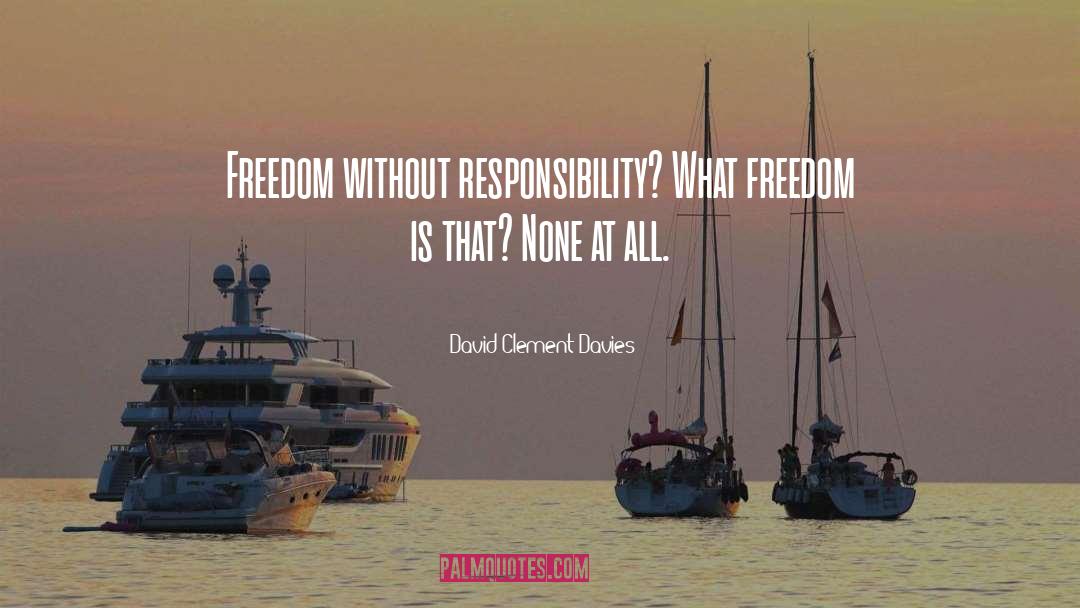 Self Responsibility quotes by David Clement-Davies