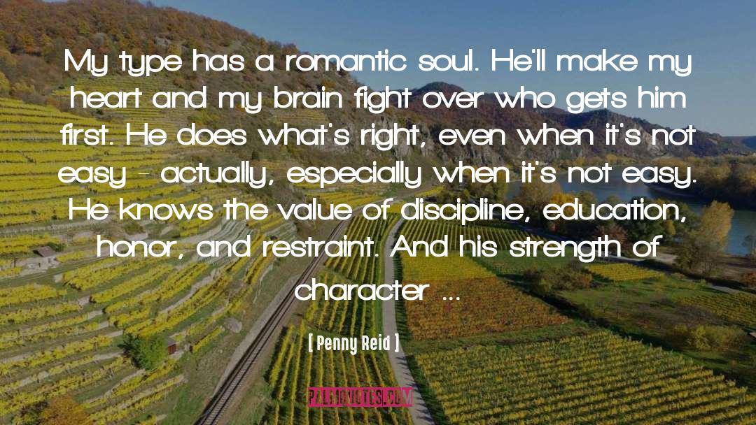 Self Restraint quotes by Penny Reid