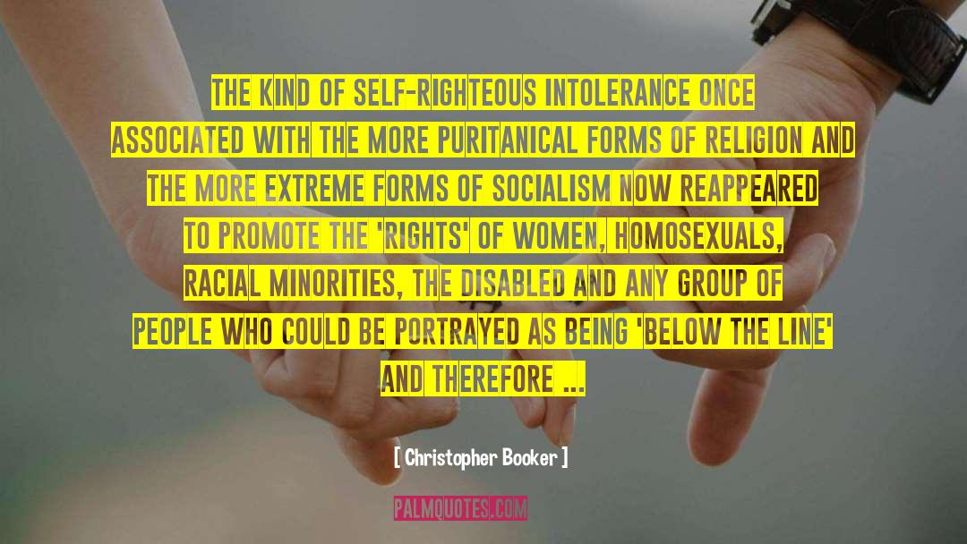 Self Righteous quotes by Christopher Booker