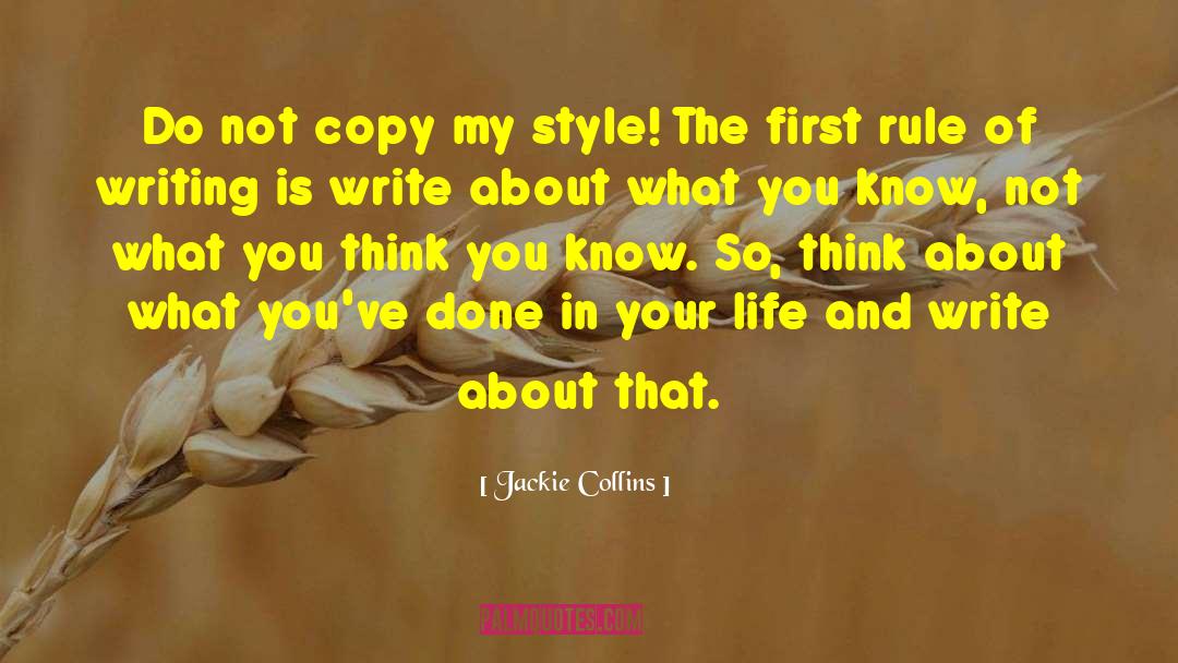 Self Rule quotes by Jackie Collins