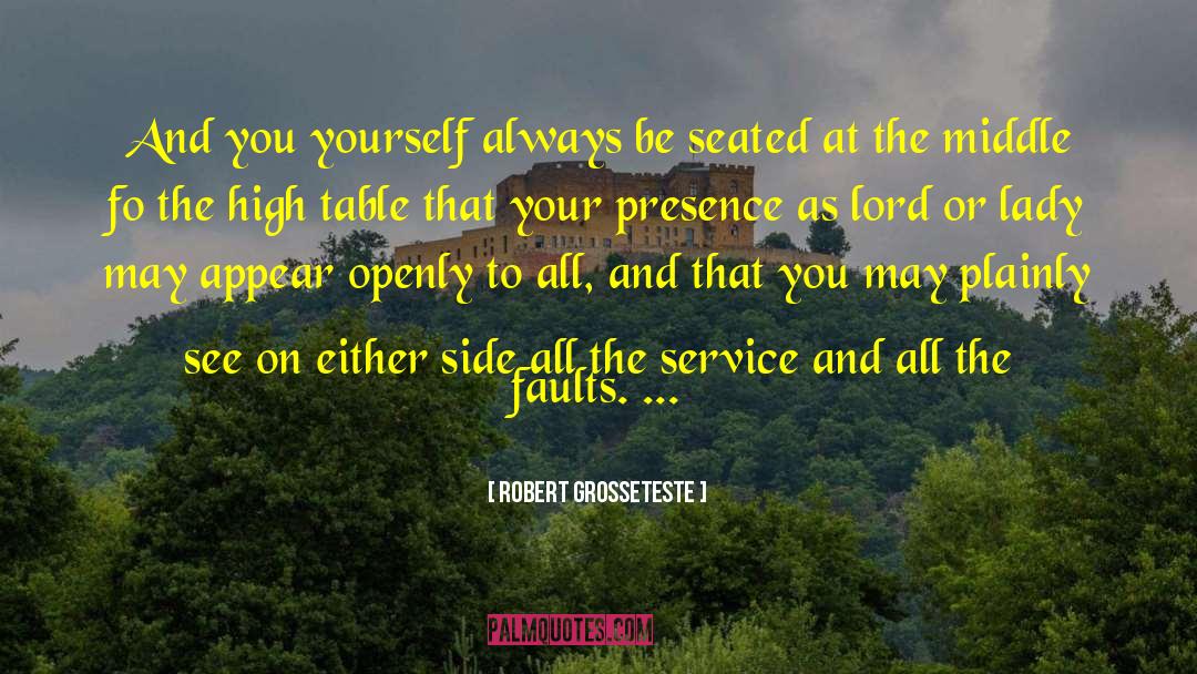 Self Service quotes by Robert Grosseteste