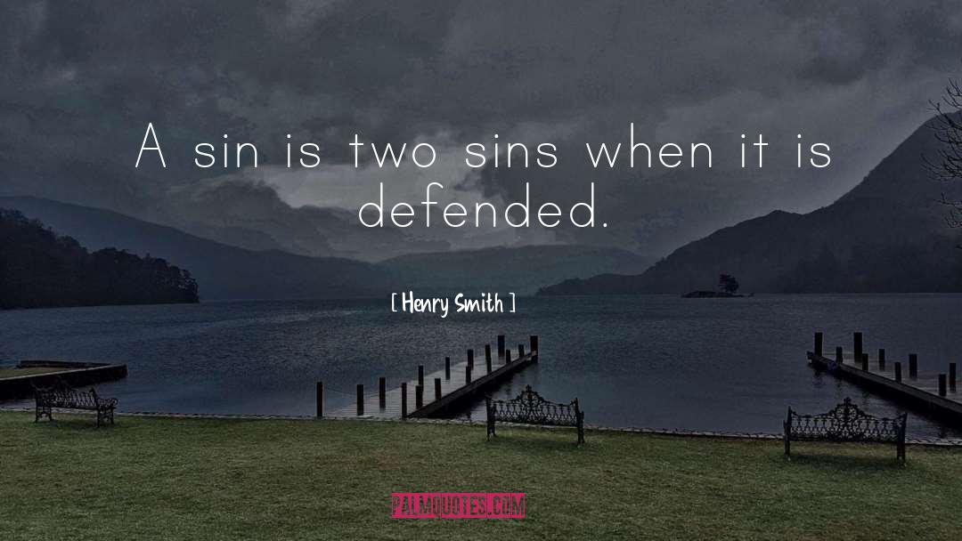 Self Sins quotes by Henry Smith