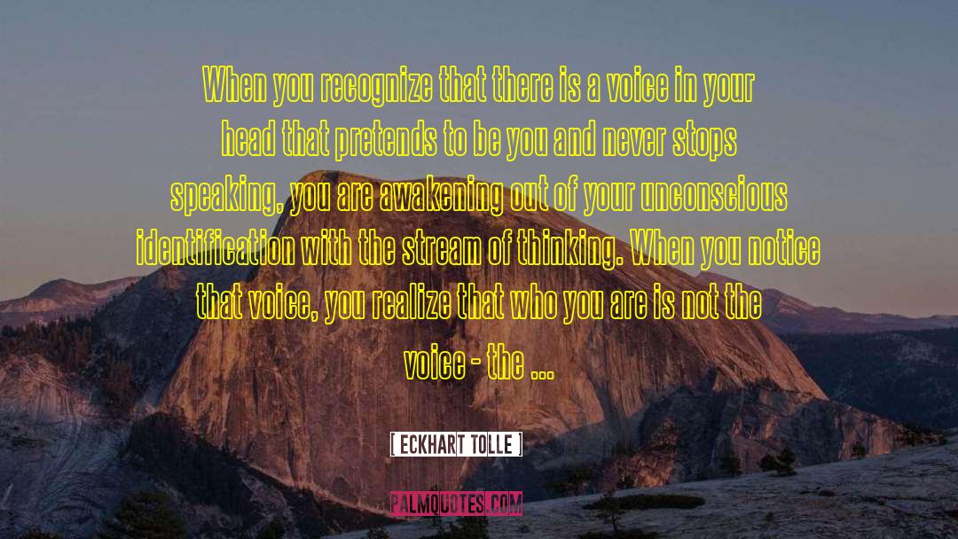 Self Stream quotes by Eckhart Tolle