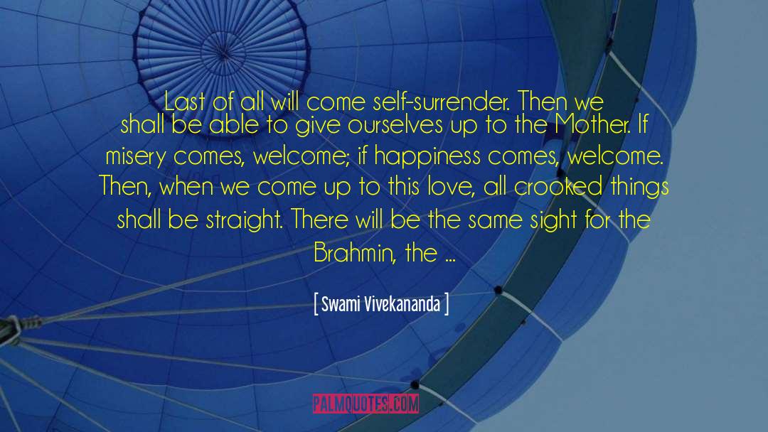 Self Surrender quotes by Swami Vivekananda