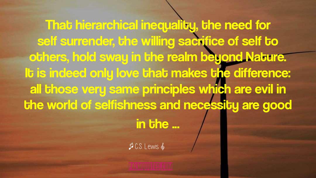 Self Surrender quotes by C.S. Lewis