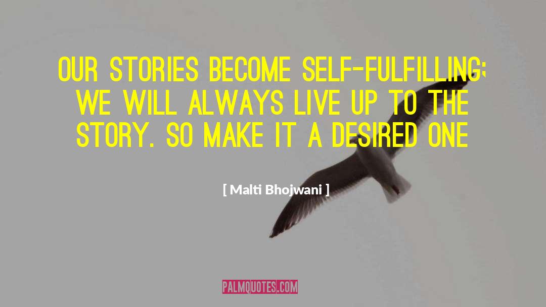 Self Talk quotes by Malti Bhojwani