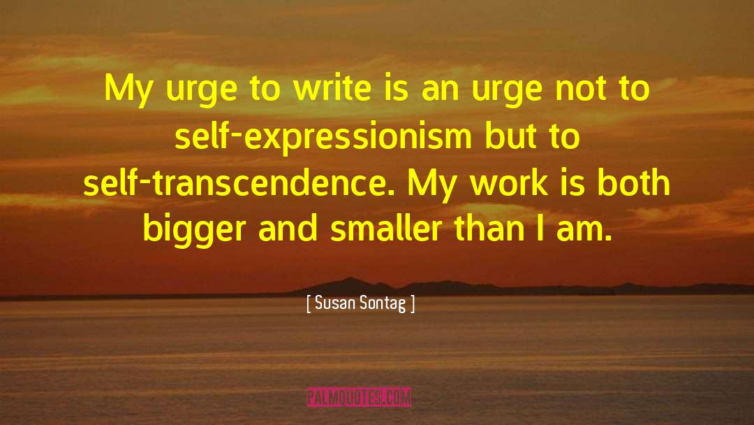 Self Transcendence quotes by Susan Sontag