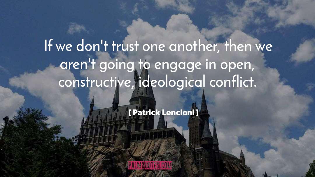 Self Trust quotes by Patrick Lencioni