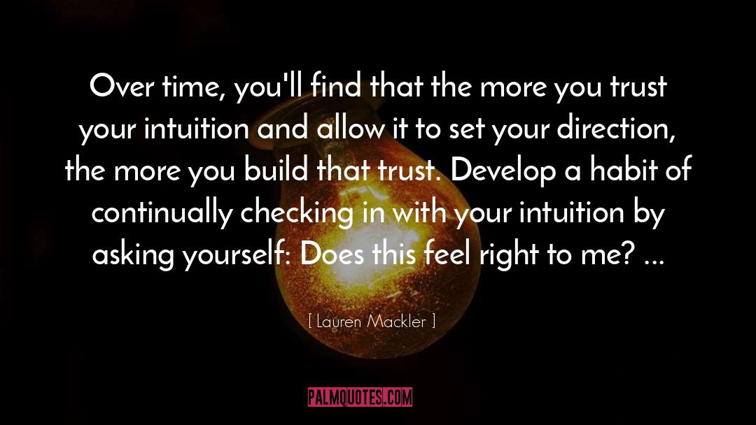 Self Trust quotes by Lauren Mackler