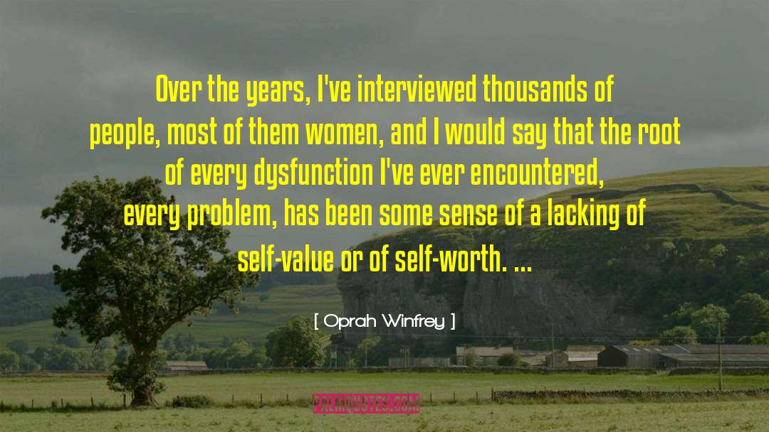 Self Value quotes by Oprah Winfrey