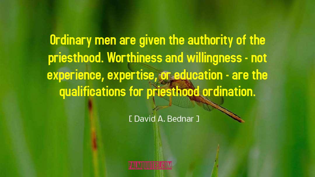 Self Worthiness quotes by David A. Bednar