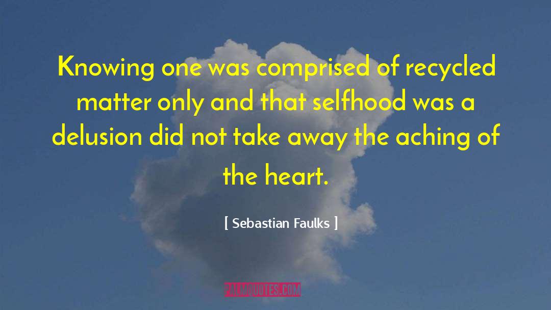 Selfhood quotes by Sebastian Faulks