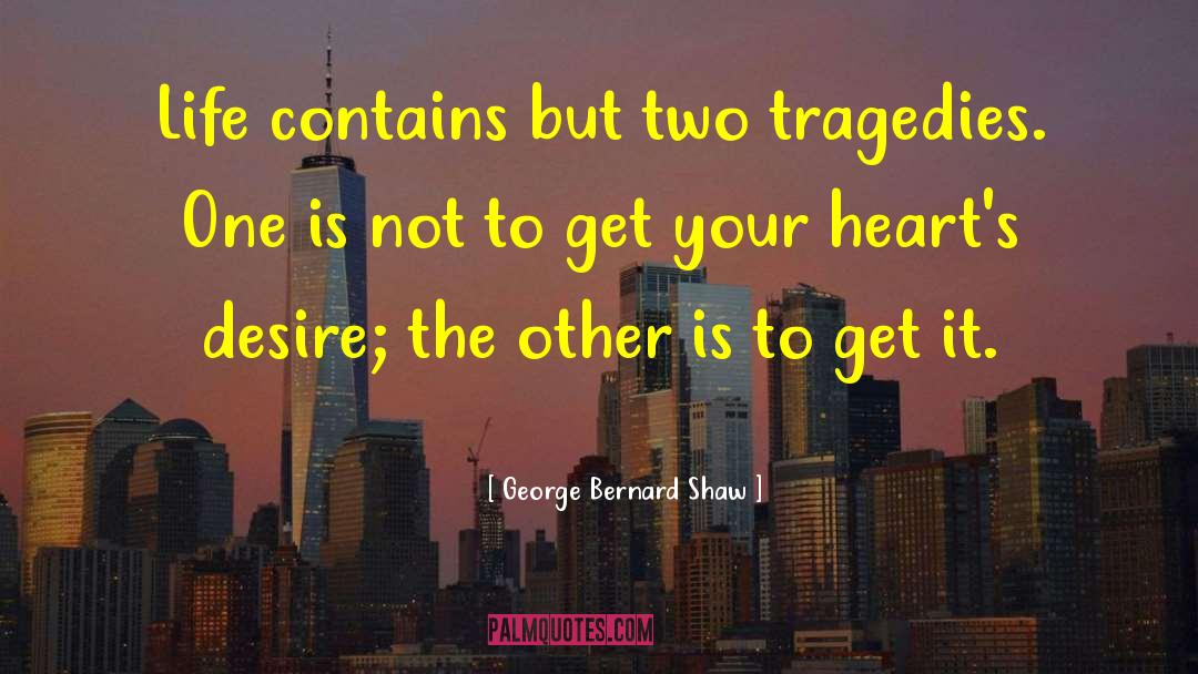 Selfish Desire quotes by George Bernard Shaw