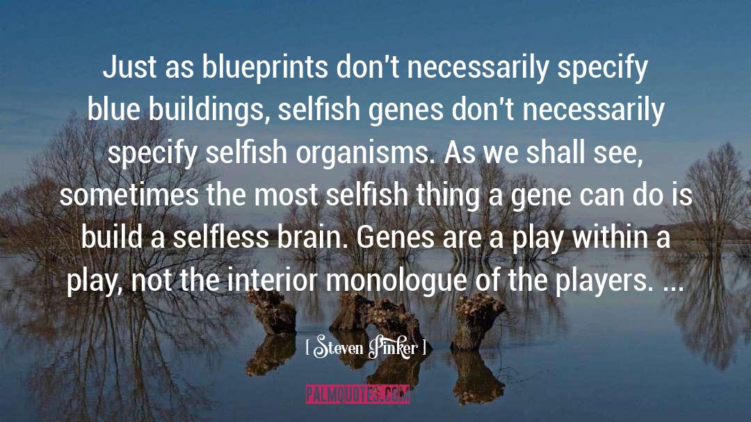 Selfish Gene Theory quotes by Steven Pinker