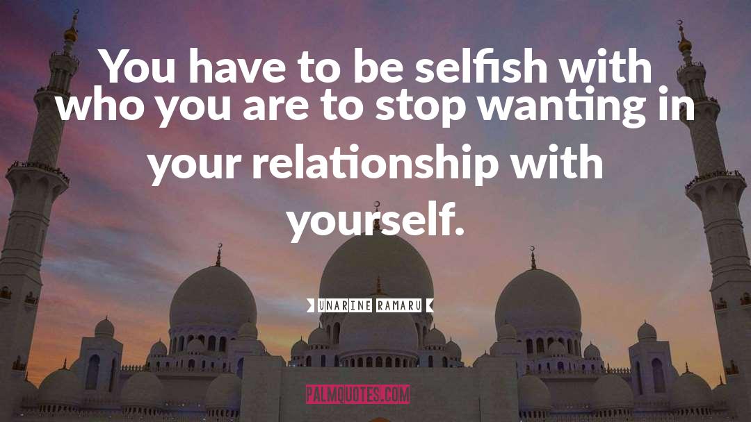 Selfish Interest quotes by Unarine Ramaru