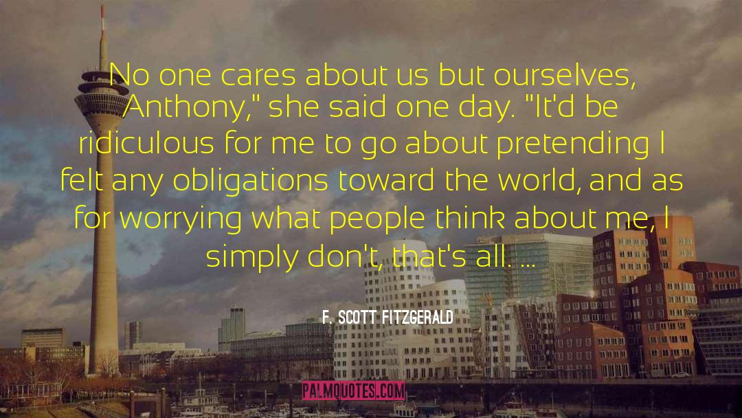 Selfish People quotes by F. Scott Fitzgerald