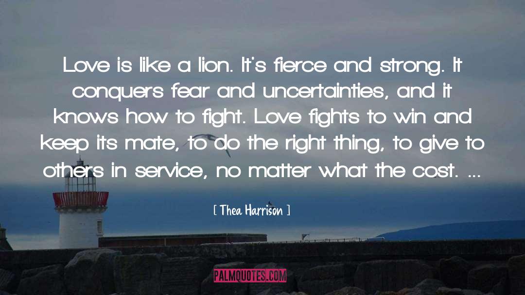 Selfless Service quotes by Thea Harrison