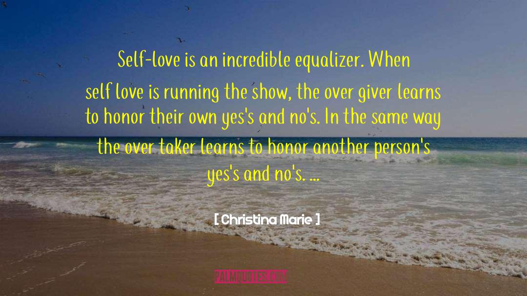 Selflove quotes by Christina Marie