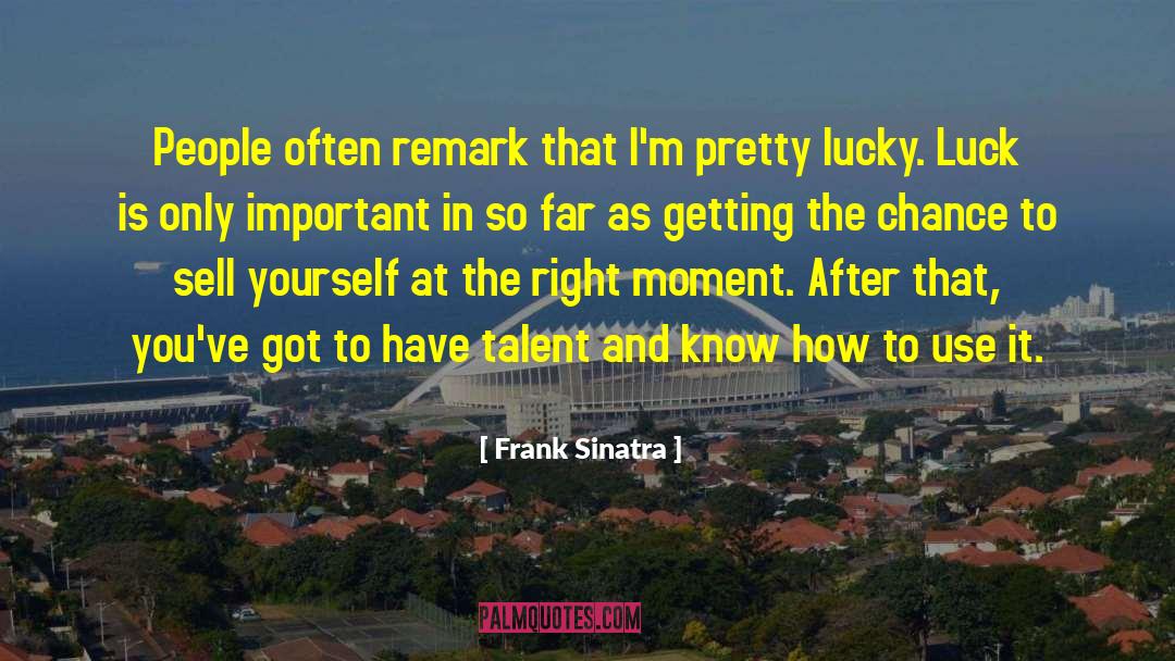 Sell Yourself quotes by Frank Sinatra