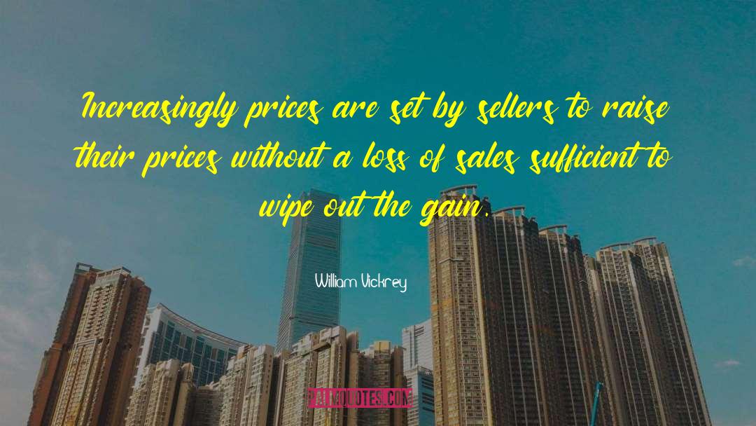 Sellers quotes by William Vickrey