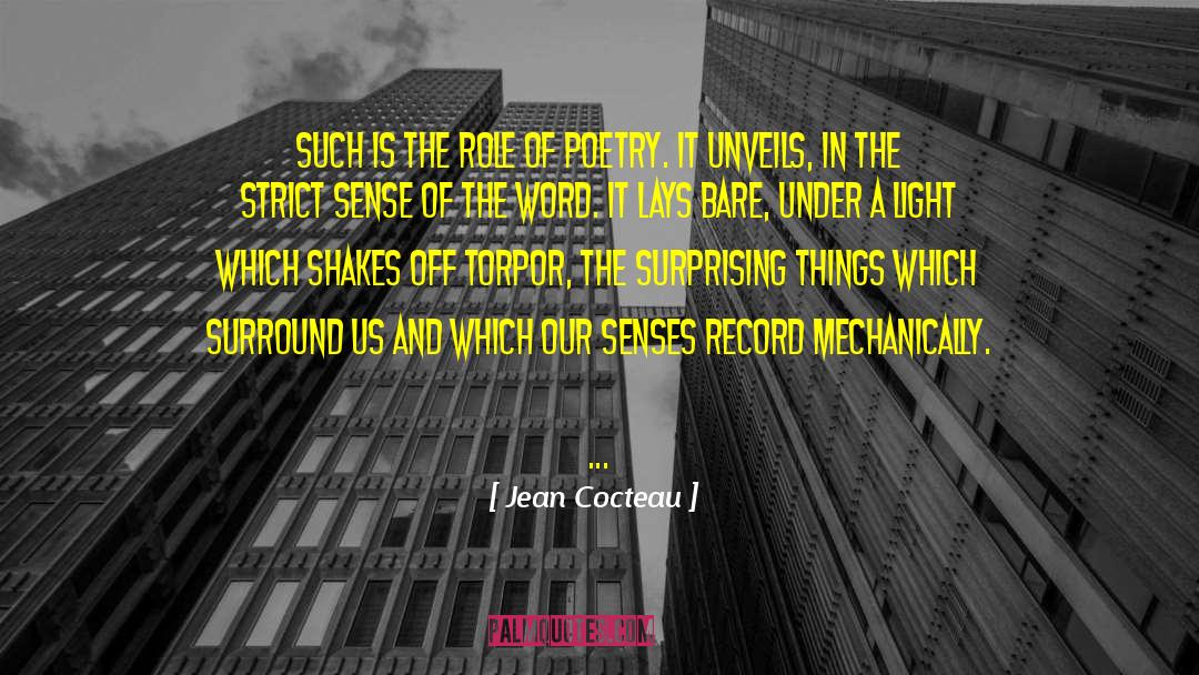 Selling Poetry quotes by Jean Cocteau