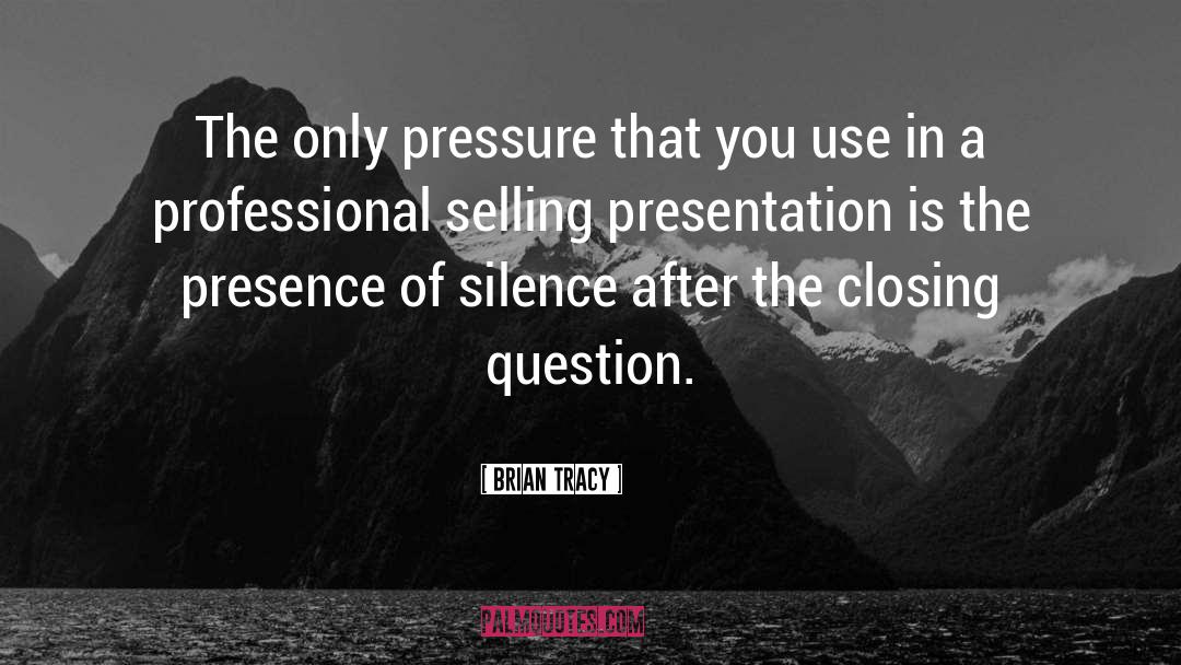 Selling quotes by Brian Tracy