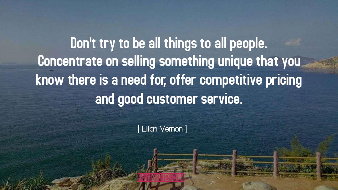 Selling Something quotes by Lillian Vernon