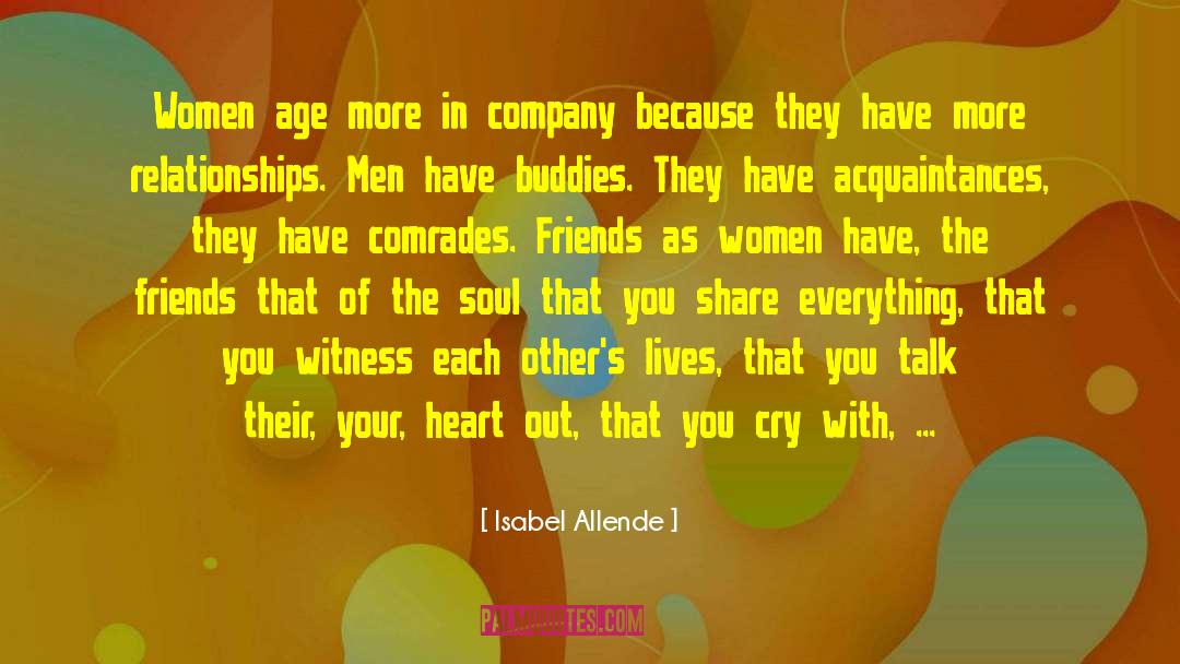 Sellout Friends quotes by Isabel Allende