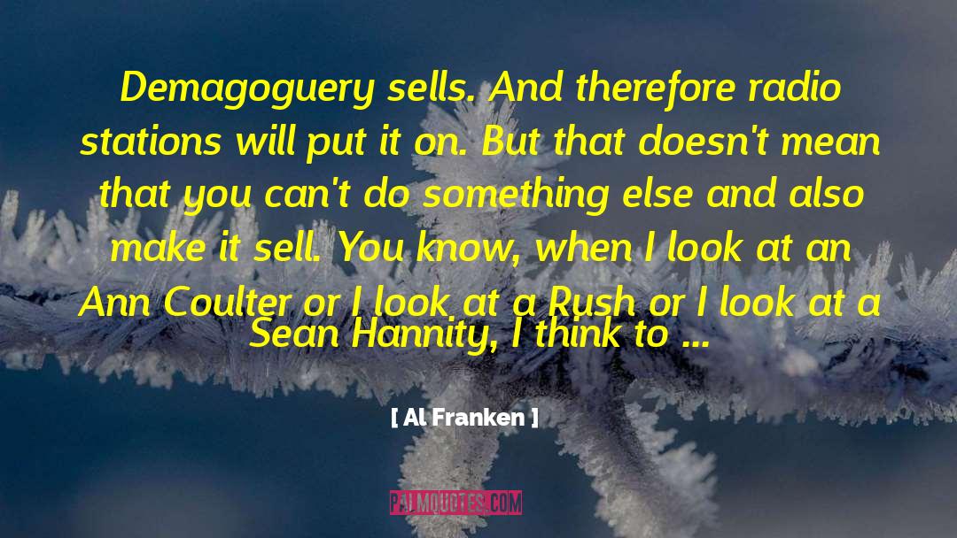 Sells quotes by Al Franken