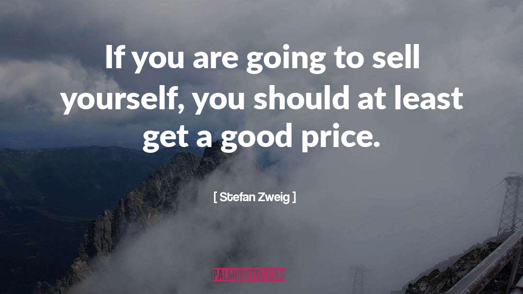 Sells quotes by Stefan Zweig