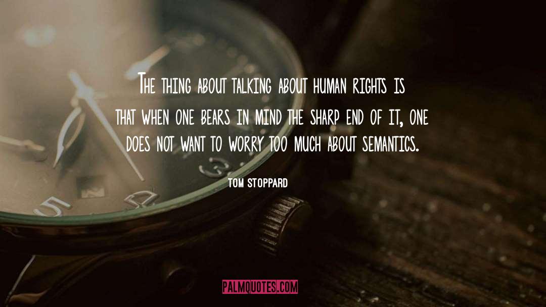 Semantics quotes by Tom Stoppard