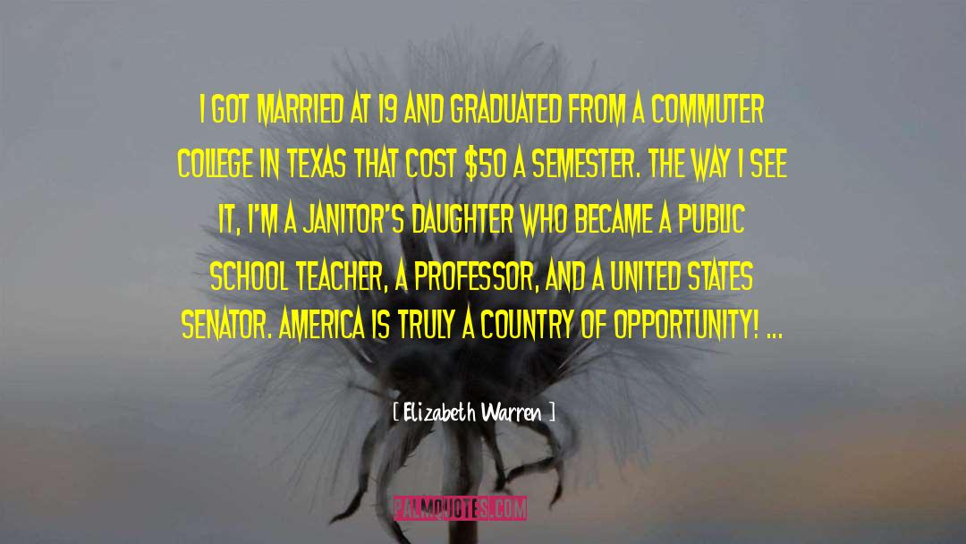 Semester quotes by Elizabeth Warren