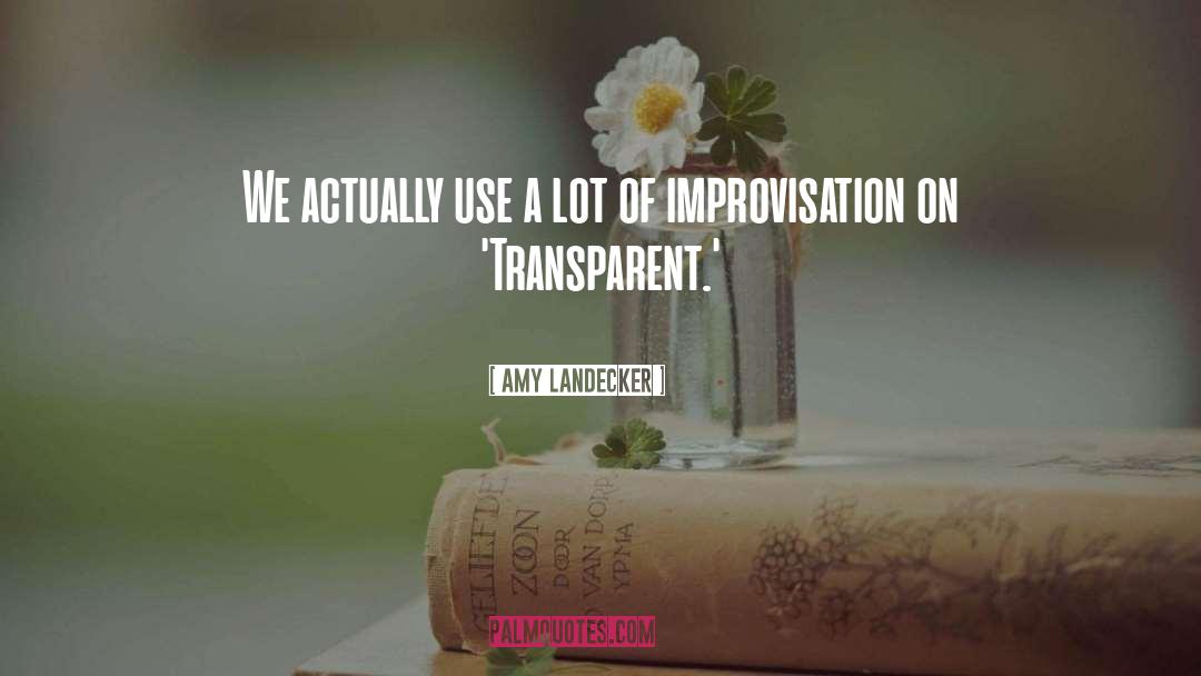 Semi Transparent Vs Semi quotes by Amy Landecker